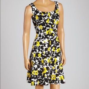 Multi color Ronni Nicole sheath dress.